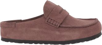 Birkenstock Naples Instappers met Smalle Pasvorm - unisex - Slip ons - Rood - 37 EU - Su&egrave;de - Schoenen