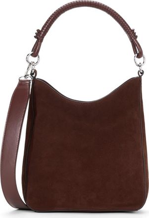 Staud Mel Suede Shoulder Bag in Mahogany at Nordstrom