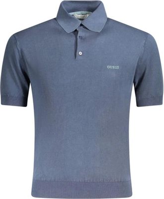 Guess Hombre, Camisetas, Azul, Talla: M