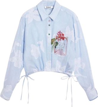 Desigual Mujer, Blusas y Camisas, Azul, Talla: M