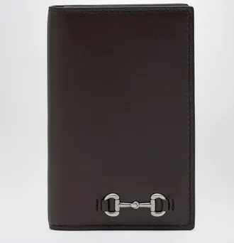 Gucci Cocoa long cardholder with Horsebit