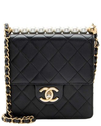 Chanel Chic Pearls Small Vertical Flap Bag (Authentic Pre-Loved)
