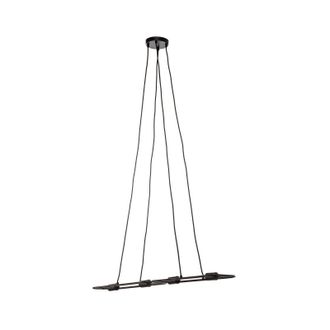 Lucande L&aacute;mpara Colgante tornike En Negro De Metal - Lucande