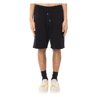 MC2 Saint Barth Argo Fleece Shorts - Heren - Korte Broeken - Zwart - M - Korte Broeken
