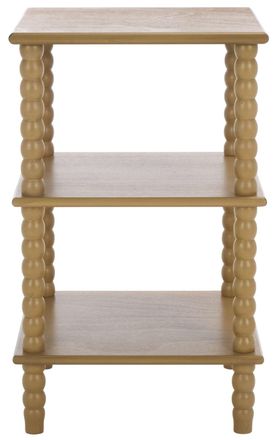 Safavieh Mesa auxiliar de madera marr&oacute;n desierto