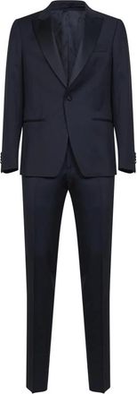 Lardini Soiree Smoking - male - Lardini - Single Breasted Suits - Blue - 3XL - Suits