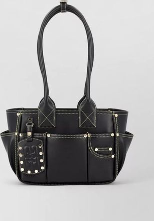 Ganni small leather shoulder bag