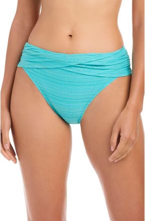 Bleu Rod Beattie Sarong Hipster Bikini Bottoms in Waterfall at Nordstrom, Size 14
