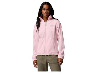 Columbia Benton Springstm Full Zip Womens Jacket Satin Pink : 2XL, Polyester