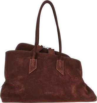 The Attico Suede leather medium La Passeggiata bag Woman One Size