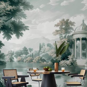 OEM Carta Da Parati Autoadesiva Artgeist Verde 400x280 Cm