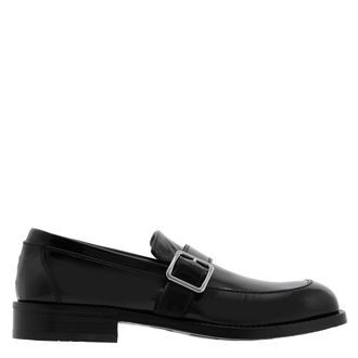 Ferragamo Ferragamo Patent Leather Monk-Strap Loafers