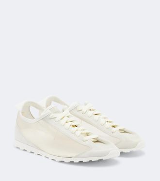 Jacquemus Tennis suede-trimmed sneakers
