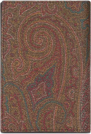 Etro Paisley Jacquard Wallet - Brown