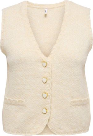 Only Mouwloos vest met V-hals