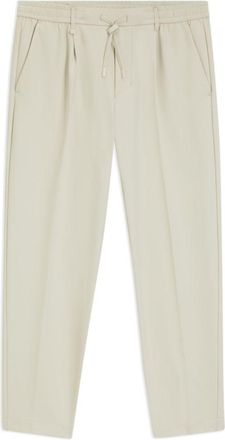 BOSS Active tapered-fit pants in water-repellent stretch fabric