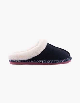 Hush Puppies Womens Hush Puppies AMARA Womens Slippers Navy - Blue - Size: 7