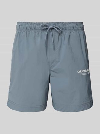Jack & Jones Jack & Jones Badehose mit elastischem Bund Modell NAXOS in Bottle, Gr&ouml;&szlig;e M