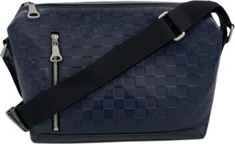 Louis Vuitton Pre-owned Cross Body Bags, male, Blue, Size: ONE SIZE Pre-owned Discovery Messenger PM Shoulder bag