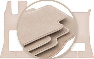 OEM Alfombrillas Premium Beige Para: Mercedes Actros Mp5 Cami&oacute;n 2019