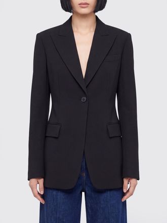 Sportmax Blazer monopetto in viscosa con rever a lancia e vestibilit&agrave; slim