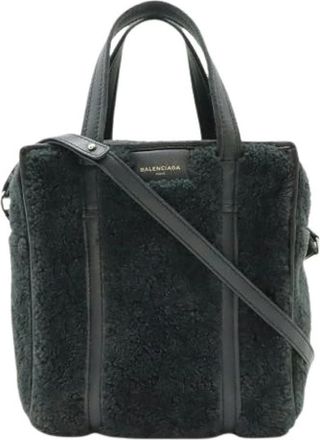 Balenciaga Pre-owned Vintage Tote Bag - Dames - Vintage Shopper - Zwart - ONE Size - Leer - Vintage
