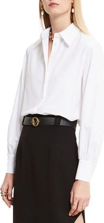 ottod'Ame Poplin Shirt in White at Nordstrom, Size 38 It