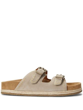Polo Ralph Lauren Turbach suede sandals - men - Leather/Suede/Rubber - 10 - Neutrals