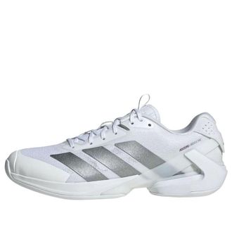 adidas Adizero Ubersonic 5 Tennis Cloud White Tech Grey Metallic KK4409