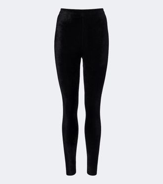 Alaia Ala&iuml;a Velvet leggings