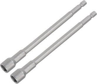 OEM Destornillador Magn&eacute;tico, Llave De Boca De 10 Mm, V&aacute;stago Hexagonal De 1/4 De Pulgada, Acero Cr, V, Llave Hexagonal Larga, 2 Piezas