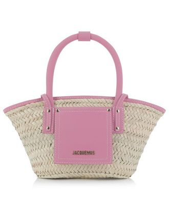 Jacquemus Shopper aus Bast Le Petit Panier Soli
