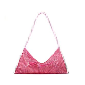 Benedetta Bruzziches Shoulder Bags, female, Pink, Size: ONE SIZE Your Best Friend La Grande Rose Flamb&egrave; Shoulder Bag