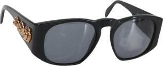 Chanel Pre-owned Accessories, female, Black, Size: ONE SIZE Pre-owned Plastic Sunglasses