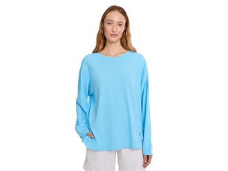Free People Movement Hustle Layer Womens Clothing Bright Blue : LG (Womens 12-14), Cotton