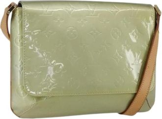 Louis Vuitton Pre-owned Vintage Cross Body Bag - Dames - Vintage Schoudertas - Groen - ONE Size - Leer - Vintage
