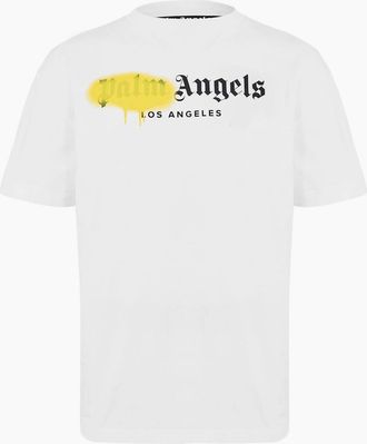 Palm Angels Mens Palm London Tee - White - Size: 34