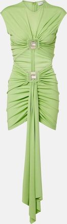 CHRISTOPHER ESBER Abito corto Bezel Quartz in jersey