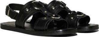 Dsquared2 Harley Sandalen - Heren - Sandalen - Zwart - 40 1/2 EU - Leer - Schoenen