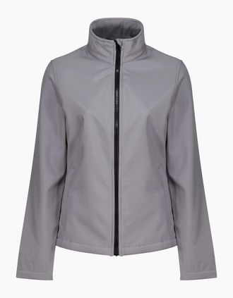 Regatta Womens Regatta Standout Womens/Ladies Ablaze Printable Soft Shell Jacket - Grey - Size: 16