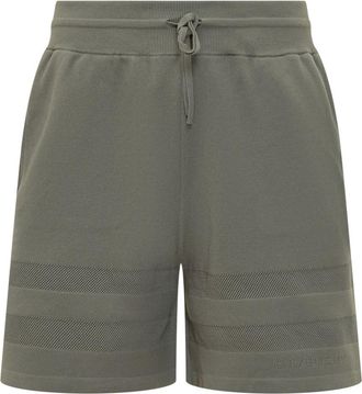 Givenchy Green Textured Shorts
