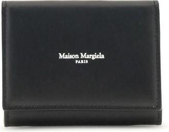 Maison Margiela Zwarte Leren Portemonnee