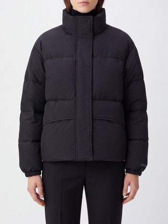 Jil Sander Piumino corto in nylon trapuntato con collo alto