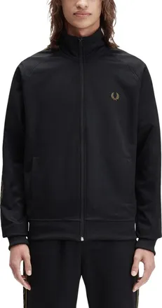 Fred Perry Track Jacket With Contrasting Webbing-Uomo
