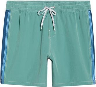 Billabong Dbah Panel Loopback Swim Trunks in Deep Sea at Nordstrom, Size X-Large