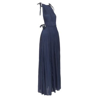 Ulla Johnson Pleated Halter Neck Dress