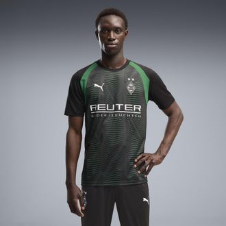 Puma Maglia da training aderente Borussia M&ouml;nchengladbach uomo, Accessori, Nero, 3XL