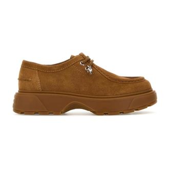 Alexander McQueen Suede Veterschoenen - Heren - Veterschoenen - Bruin - 44 EU - Su&egrave;de - Schoenen