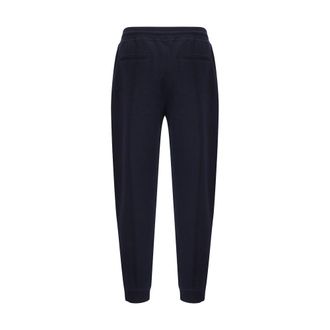 Brunello Cucinelli Mens Blue Cotton Joggers (workout Pants)