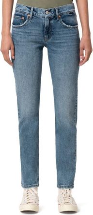 Mavi Mirella Skinny Jeans in Mid Brushed Blue at Nordstrom, Size 25 X 30